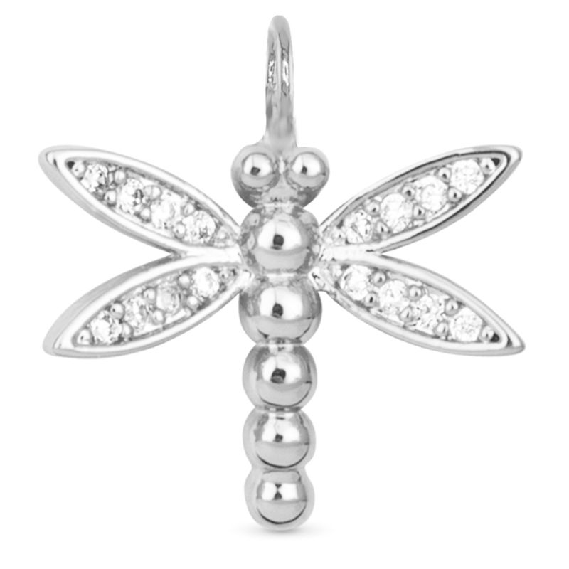 Dragonfly Charm Silver